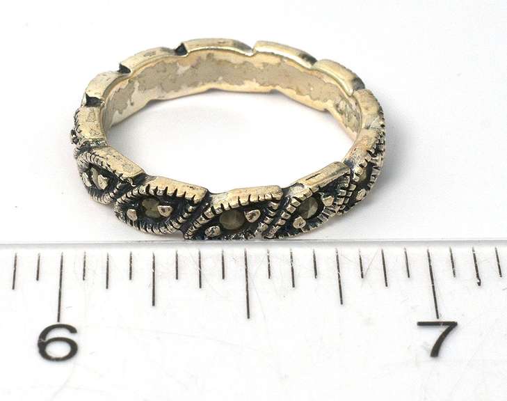 Sterling Silver Marcasite Ring