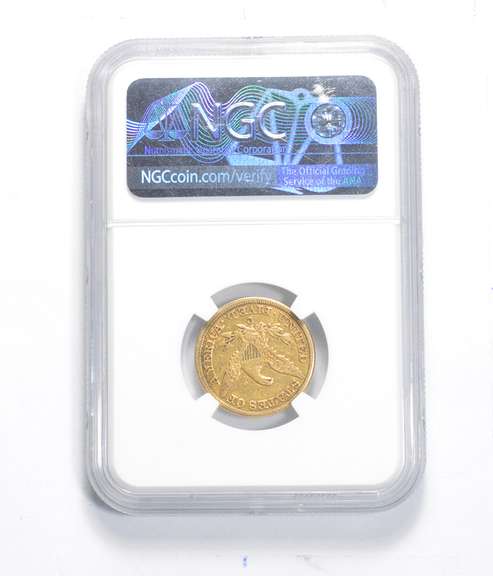 VF35 1844-C $5.00 Liberty Head Gold Half Eagle - Graded NGC