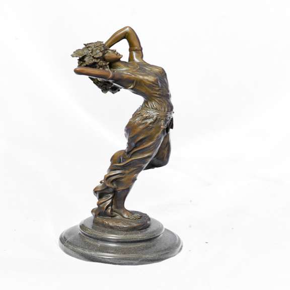 Persian Goddess Bronze Sculpture
