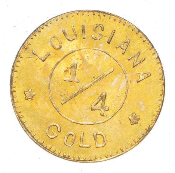 1904 MO Louisiana Purchase Exposition Gold Coin - 14 Stars - "1/4"