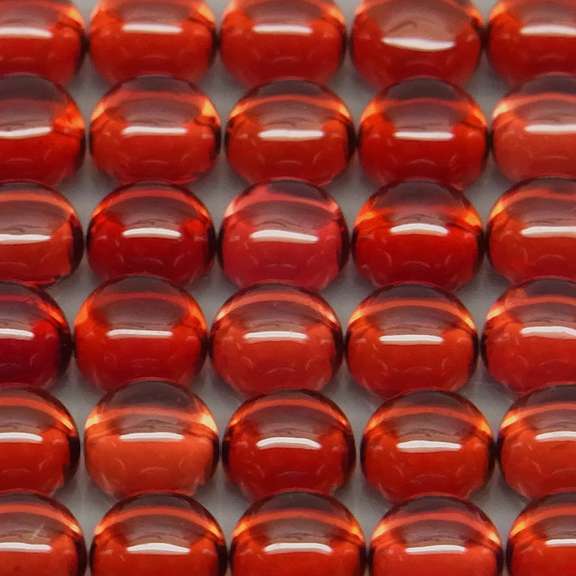 Eye catching 13.20ct red amber Garnet set