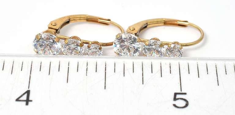 Dazzling CZ Earrings in 14KT