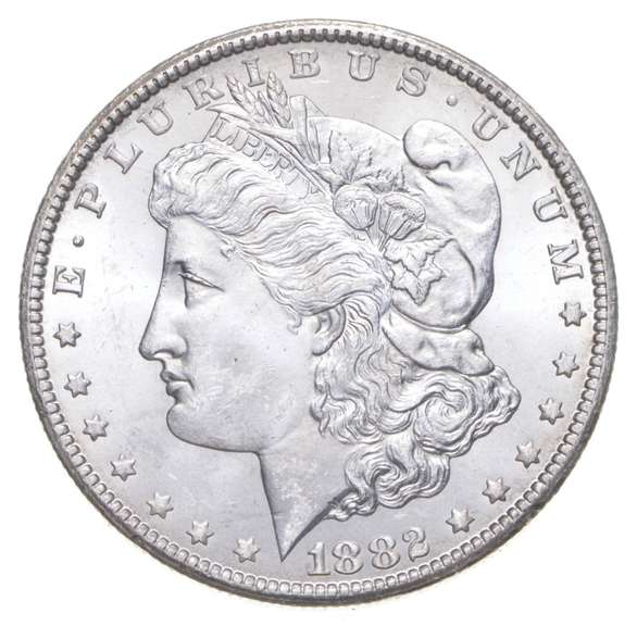 1882-CC Morgan Silver Dollar