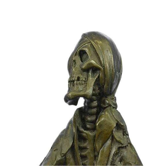 Hot Cast Home Decor Halloween Decor Skeleton Wine Holder Kitchen Art Deco Figure