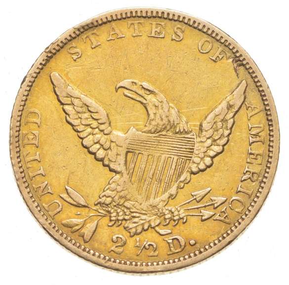 1836 $2.50 Classic Head Gold Quarter Eagle