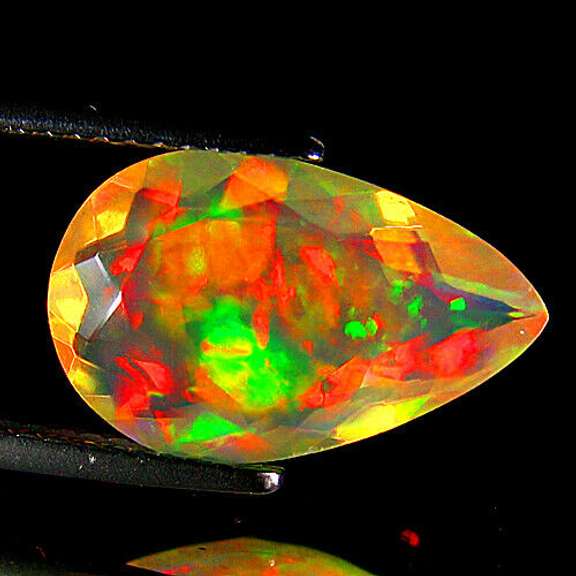 AAA 2.67ct full floral harlequin fully faceted Welo Opal