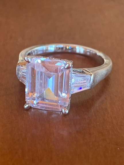 Kim Kardashian Replica Engagement Ring in Sterling