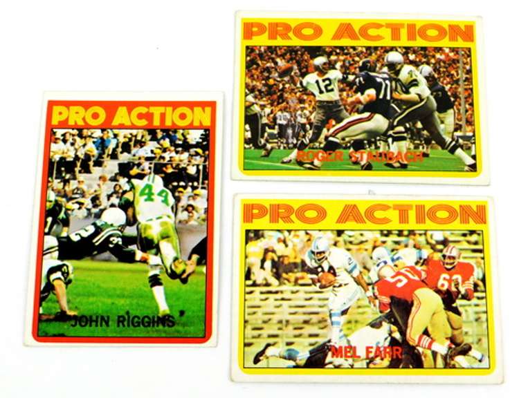 3 - 1972 Pro Action Topps Football Greats