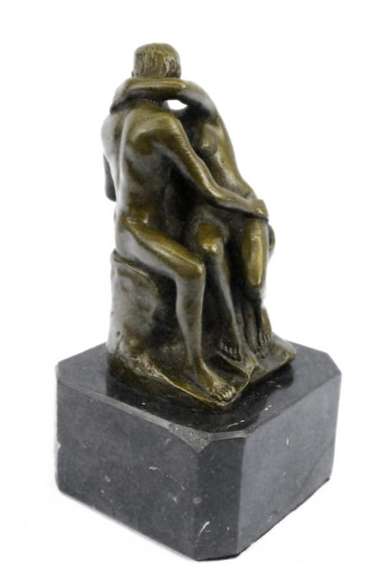 Rodin Famous Kiss Bronze Sculpture Figurine Statue