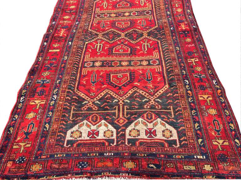 Captivating 1950s Armenian Weave Vintage Talesh
