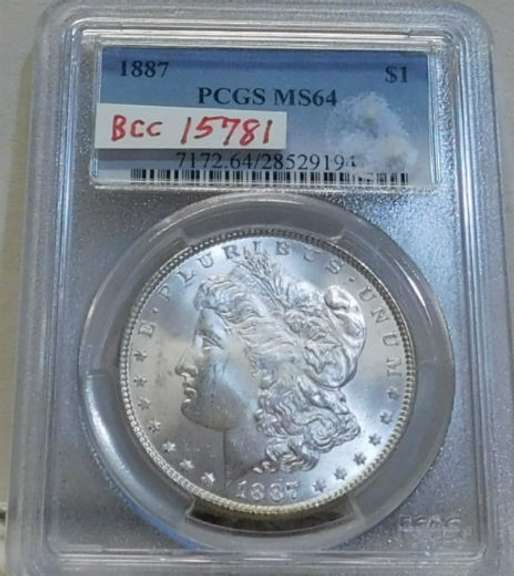 1887 Morgan Dollar NGC MS-64