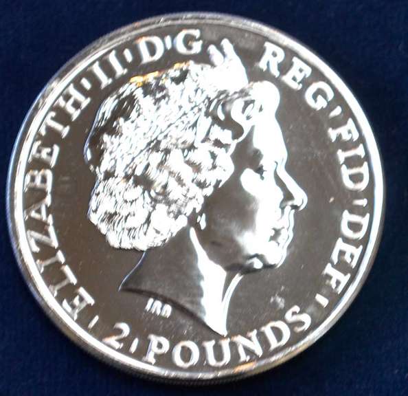 2014 UK Year Of The Horse Proof 2 Pound Coin