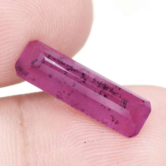 Eye catching 4.19ct violet pink unheated Ruby