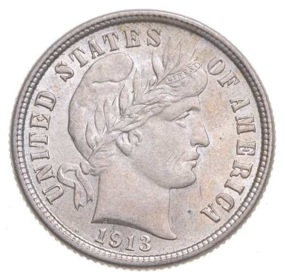 1913 Barber Dime