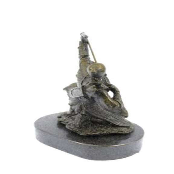 Ancient Samurai Warrior Bronze Sculpture