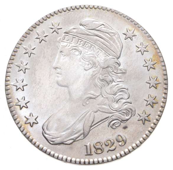 1829 Capped Bust Half Dollar
