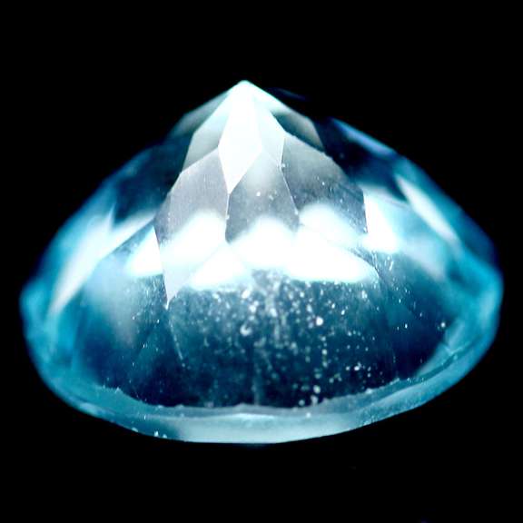 Fiery 3.52ct heavy flashing Topaz solitaire