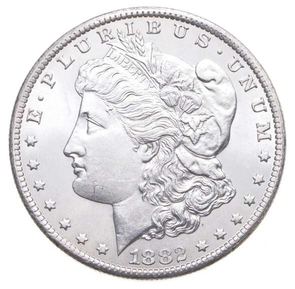 1882-CC Morgan Silver Dollar