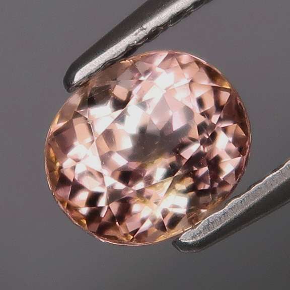 Top color 1.17ct padparadscha pink high fire Tourmaline