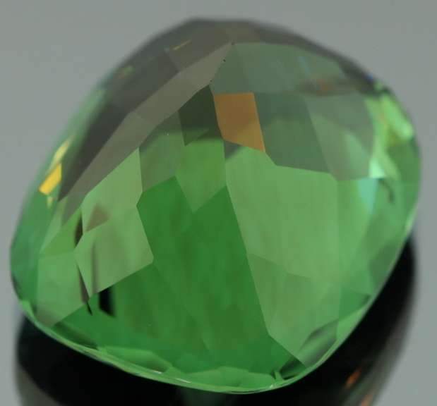 29.40ct top green hue created Amethyst