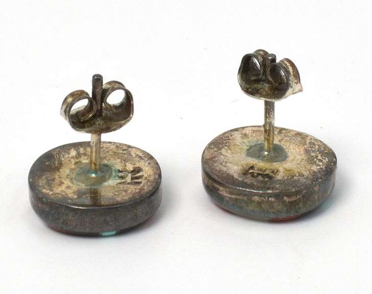 Vintage Sterling Silver Turquoise Earrings