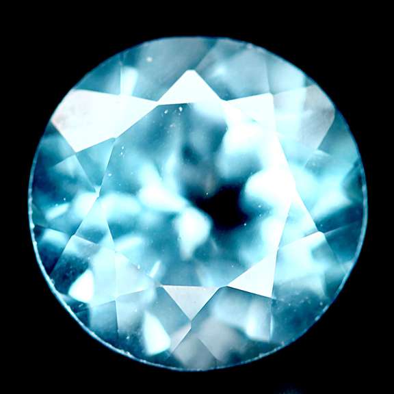 Fiery 3.52ct heavy flashing Topaz solitaire