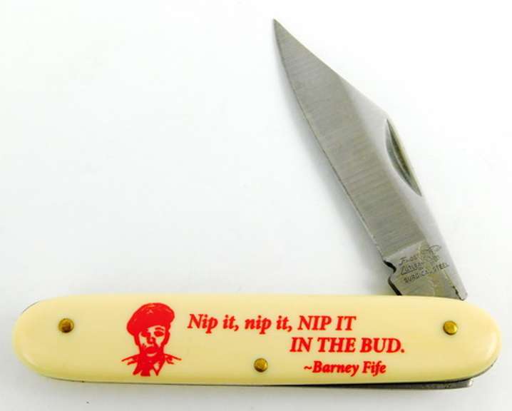 Barney Fife Novelty Motto Pocket Knife, Andy Griffin Show