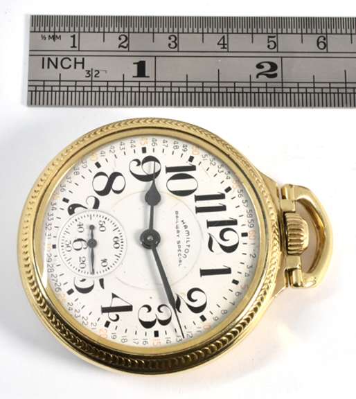 Popular Hamilton 21 Jewl Railroad Watch