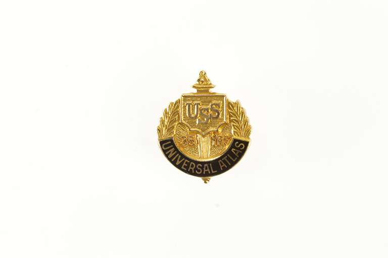 10K Yellow Gold United States Steel 30 Year Service Lapel Pin/Brooch