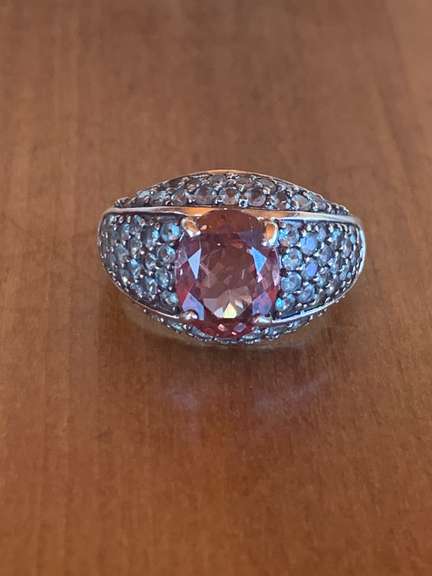 Green Amethyst & Smoky Topaz Ring in Gold!