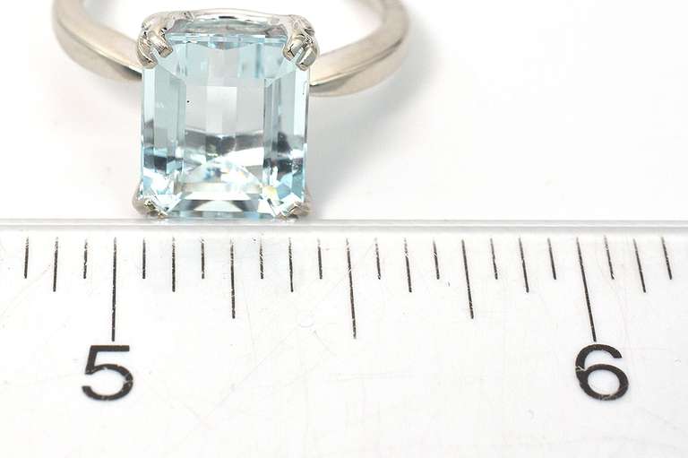 Stunning 14KT Aquamarine Ring