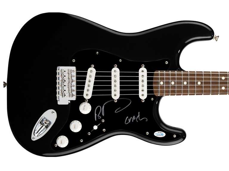 Dave Matthews Band Boyd Tinsley Signed Guitar w Crash Lyrics
