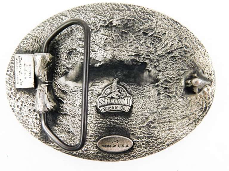 1991 Siskiyou Proud to be an American Belt Buckle