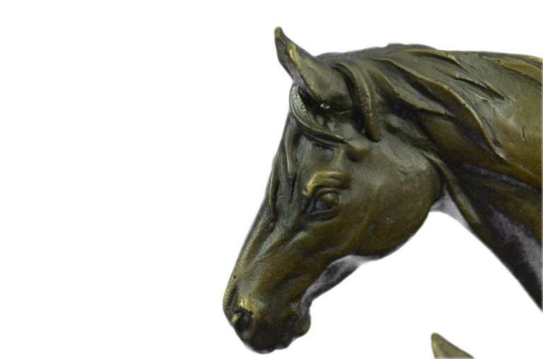Detailed Bronze Horse Foal Figure
