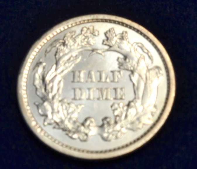 Type Set Builder 1853 Half Dime.