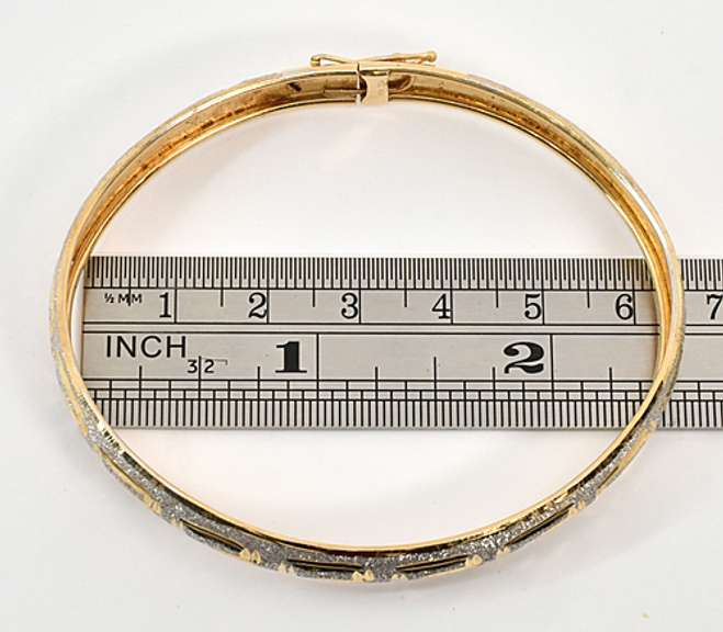 Interesting 14k W&Y Flex Bangle
