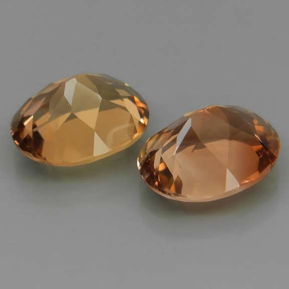 Beautifully matched 8.70ct Imperial Topaz pair