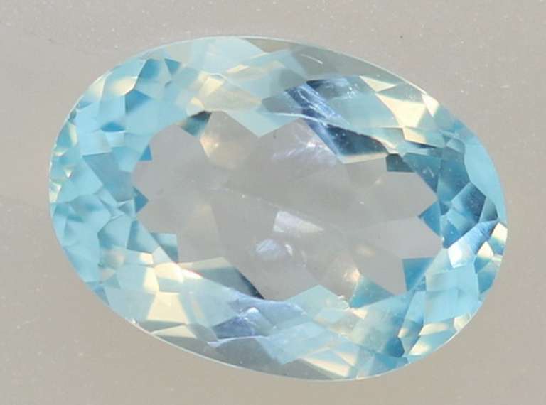 Vivid! Sky blue 7.49ct Brazilian Topaz