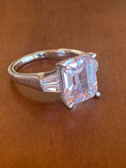 Kim Kardashian Replica Engagement Ring in Sterling