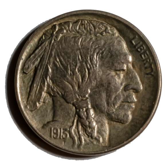 1913 D Raised Mound BU Buffalo Nickel