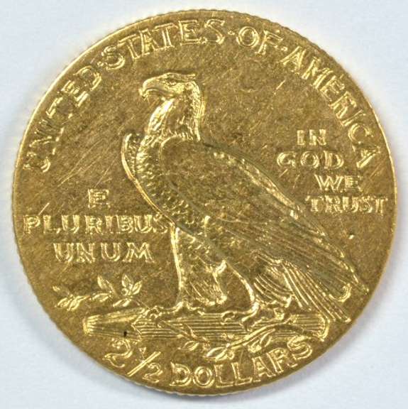 Lovely 1908 US $2.50 Indian Gold Piece. 1st year issue
