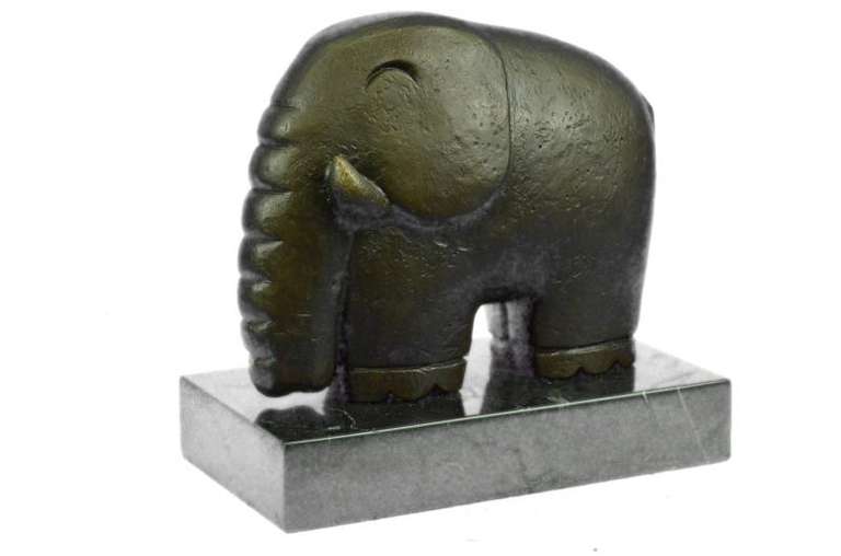 Abstract Modern Art Elephant Bronze Sculpture Figurine