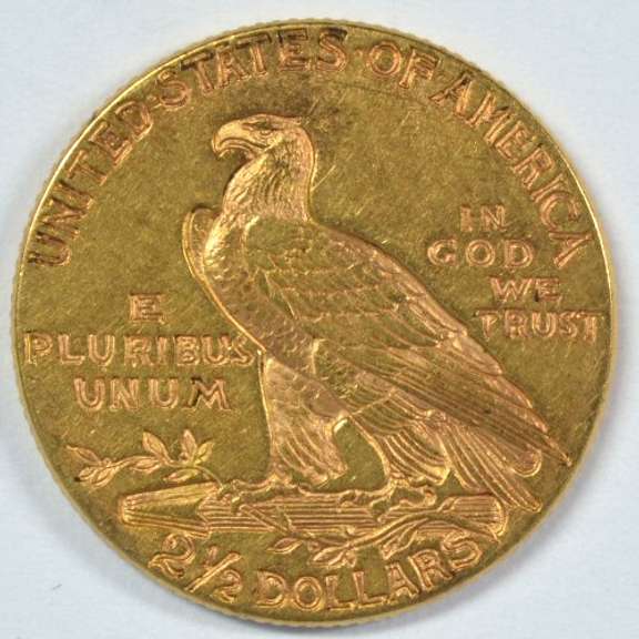 Handsome 1913 US $2.50 Indian Gold Piece