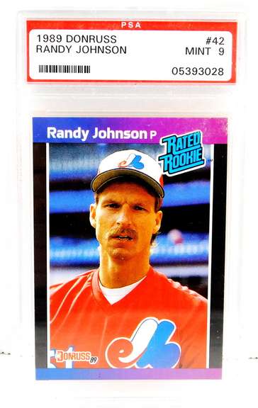 1989 Randy Johnson, NM/MT+ 8.5 Baseball Card