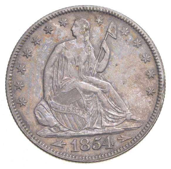 1854 Seated Liberty Half Dollar Dollar
