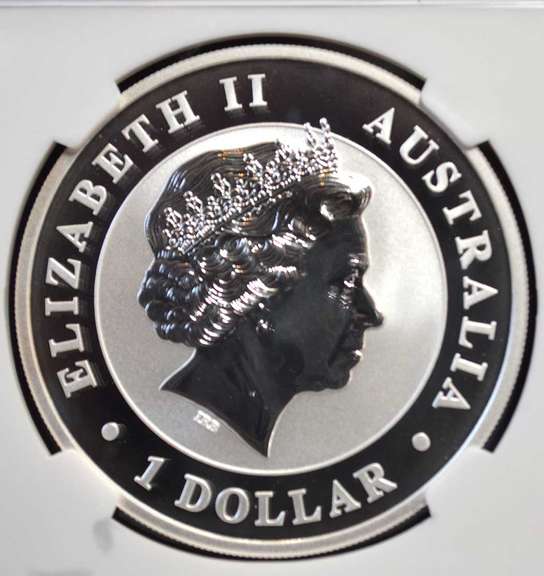 2013 P Austrila S$1 Kookaburra NGC MS70