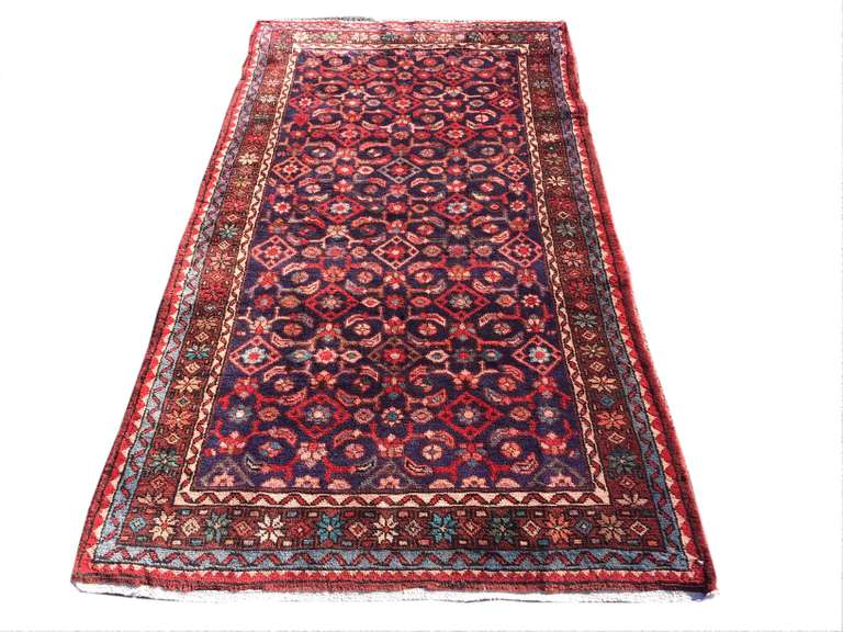 Charming Handmade Vintage Persian Asad-Abad