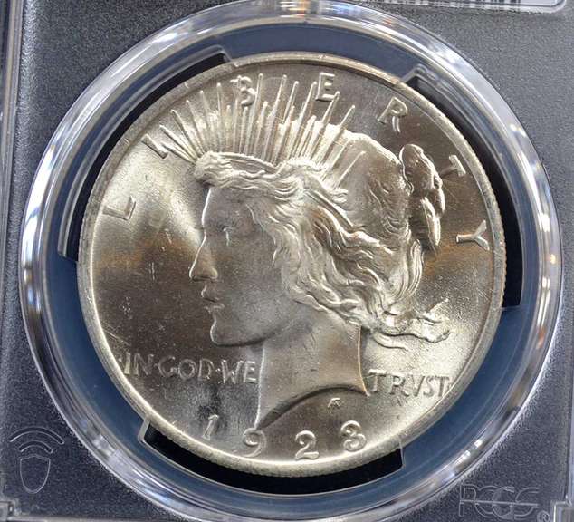 1923 Peace Dollar PCGS MS65