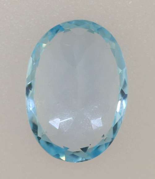 Vivid! Sky blue 7.49ct Brazilian Topaz