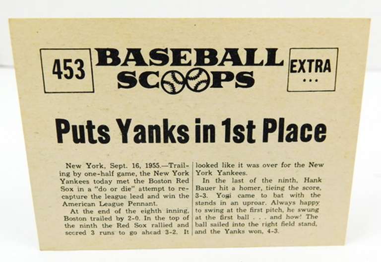 1961 Baseball Scoops, Homer by Yogi Berra